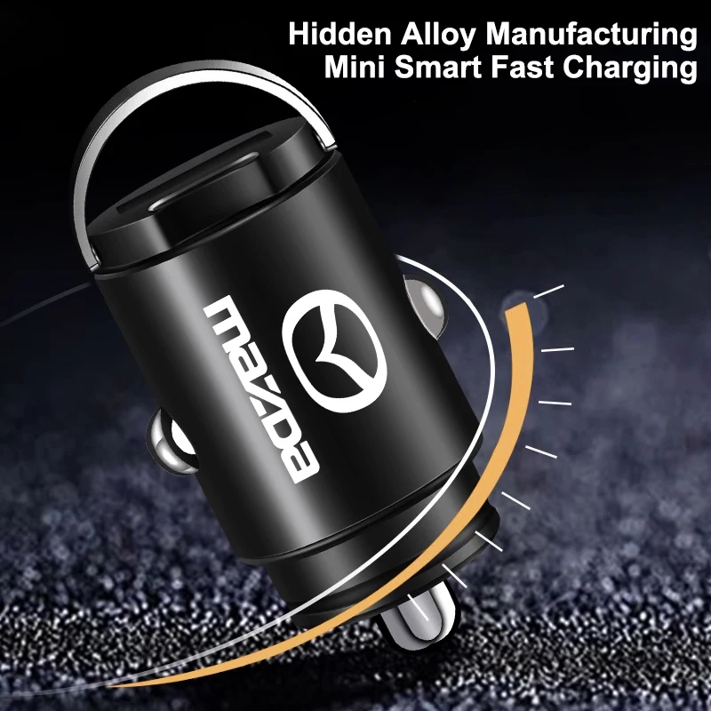 Car Interior Charger USB Type-C Fast Charging Power Adapter For Mazda 6 2 3 CX50 CX60 BT-50 CX5 CX30 MX-5 CX3 CX8 Atenza CX80 view 3