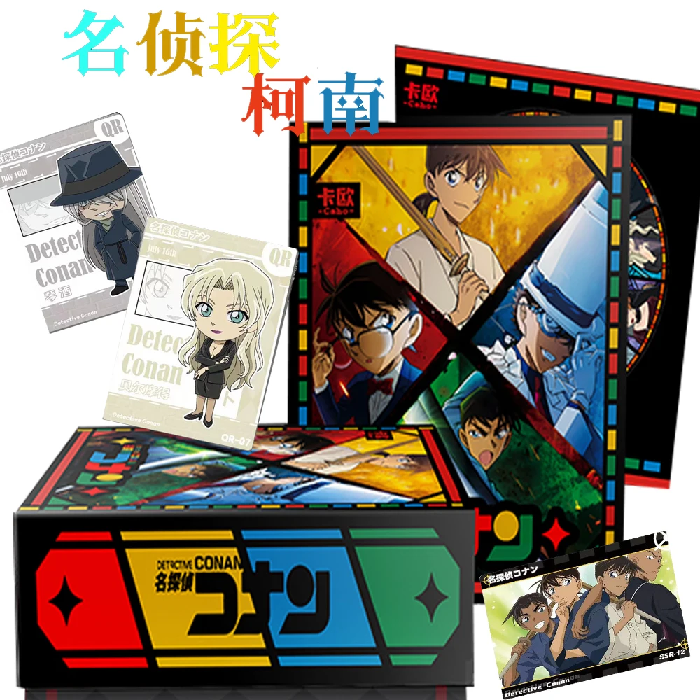 Genuine Detective Conan Collection Card Inference Anime Characters Rare Exquisite Popular Classics CP Card Toy Kid Hobbies Gifts