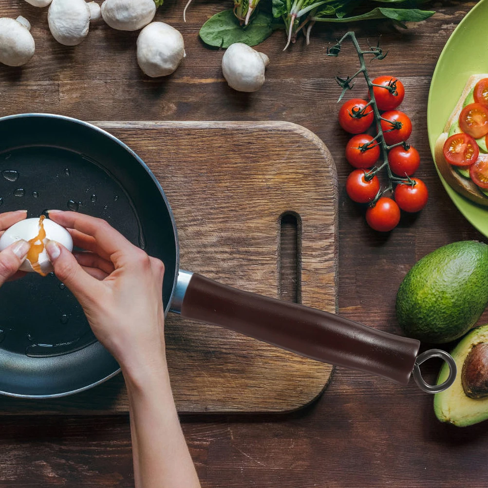 

Universal Replacement Pot Handle Ergonomic Anti-Scald Wooden Grip Detachable Cookware Side Handle Lightweight Kitchen Essentials