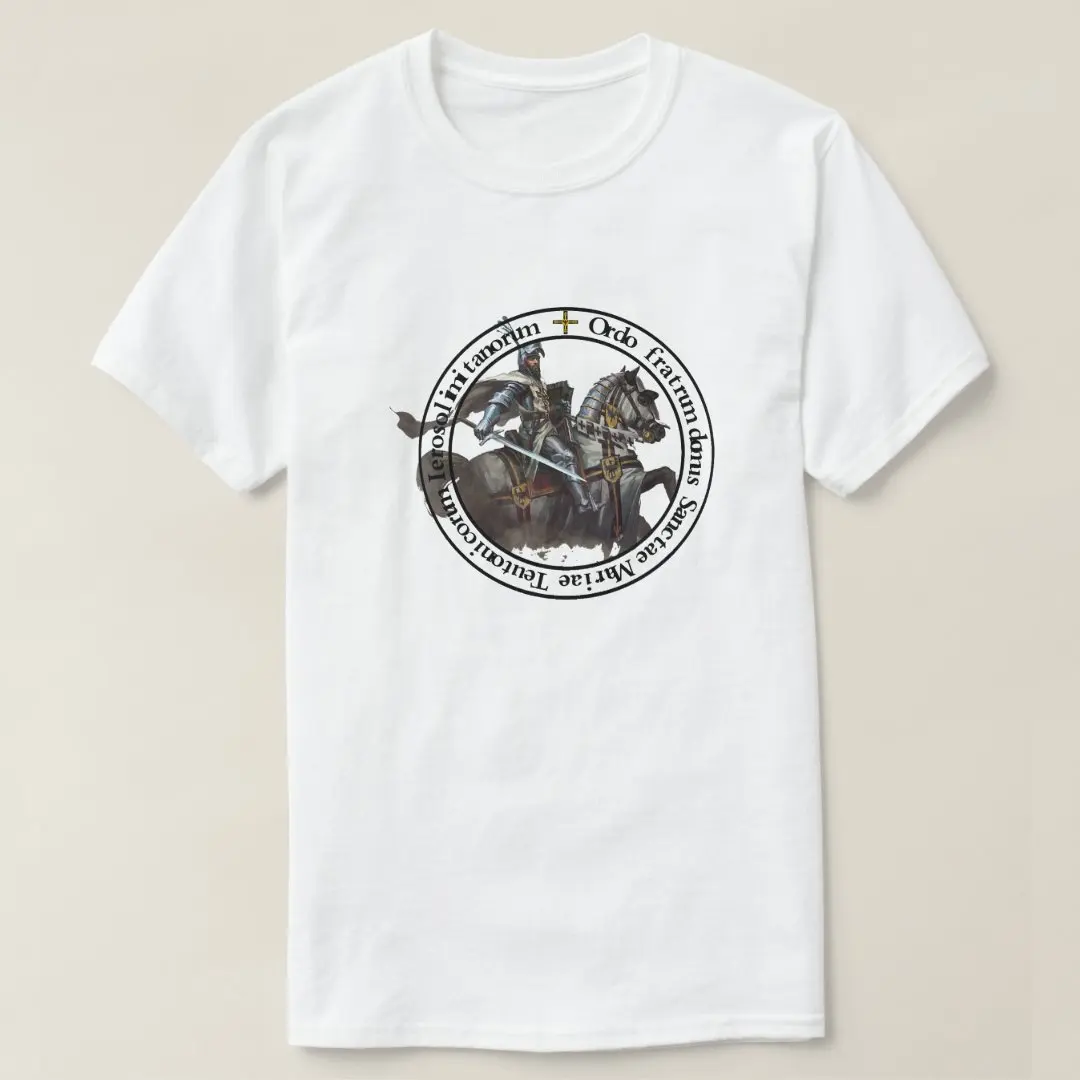 German Order Knights T-Shirt 100% Cotton O-Neck Short Sleeve Casual Mens T-shirt Streetwear
