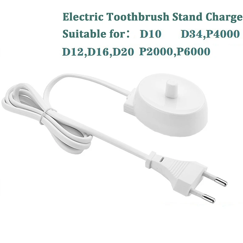 1PC Charger Electric Toothbrush Stand Charger EU Plug Replacement for Braun Oral B D12 D20