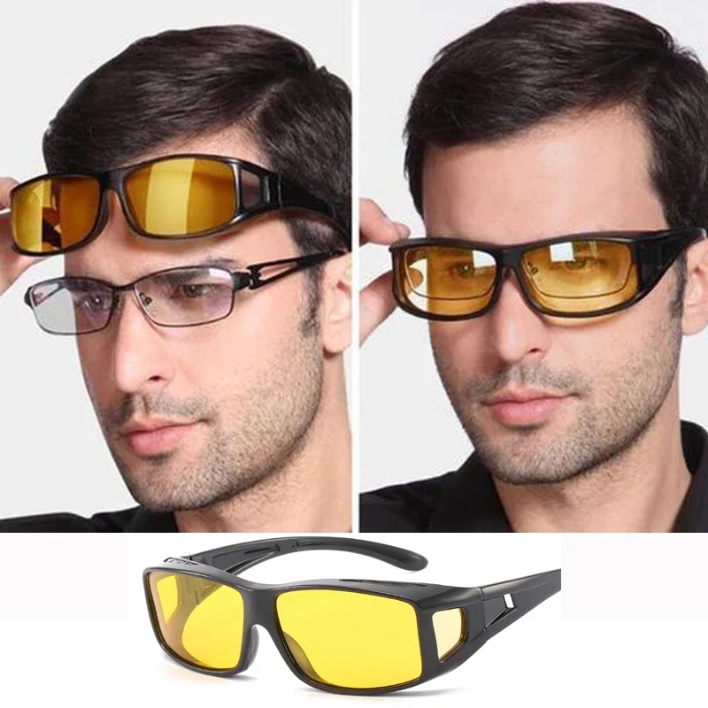 Lunettes de soleil polarisées pour vision nocturne, lunettes de conduite de nuit pour voiture, lunettes de conducteur, lunettes de soleil unisexes, lunettes de soleil avec protection UV