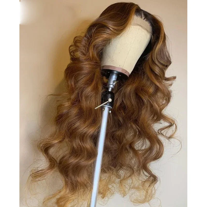 Soft Blonde Body Wave 180 Density 26inch 5x5 Silk Base Jewish Human Hair Wig HD Lace European Hair Glueless Preplucked