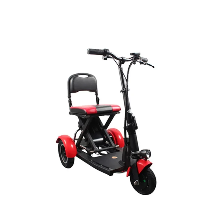 Three Wheel Electric Motorcycle Tricycles Lightweight Foldable New Mobility Scooter