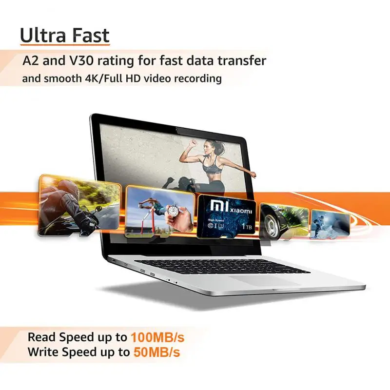 Xiaomi Micro TF SD Card Mini SD Class10 128GB 256GB 512GB High Speed Write Super Compatibility Phone Camera A2 U3 Meomory Card