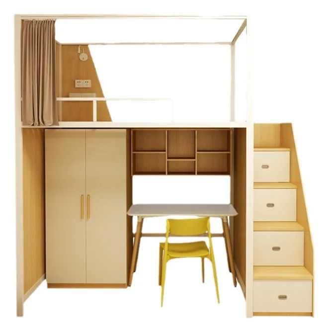 

hotel apartment wrought iron bedroom loft small apartment children on under the table