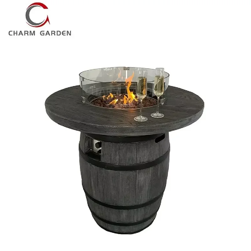 Modern Exterior Concrete Furniture Wholesales Fire Pit Bar Table