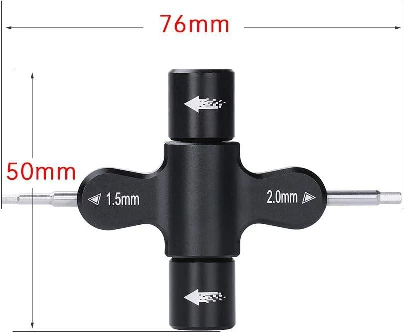 Aluminium Quick Release Dopsleutel Multifunctioneel Prop Tool voor FPV Drone RC Vliegtuig Vliegtuig DIY Speelgoed