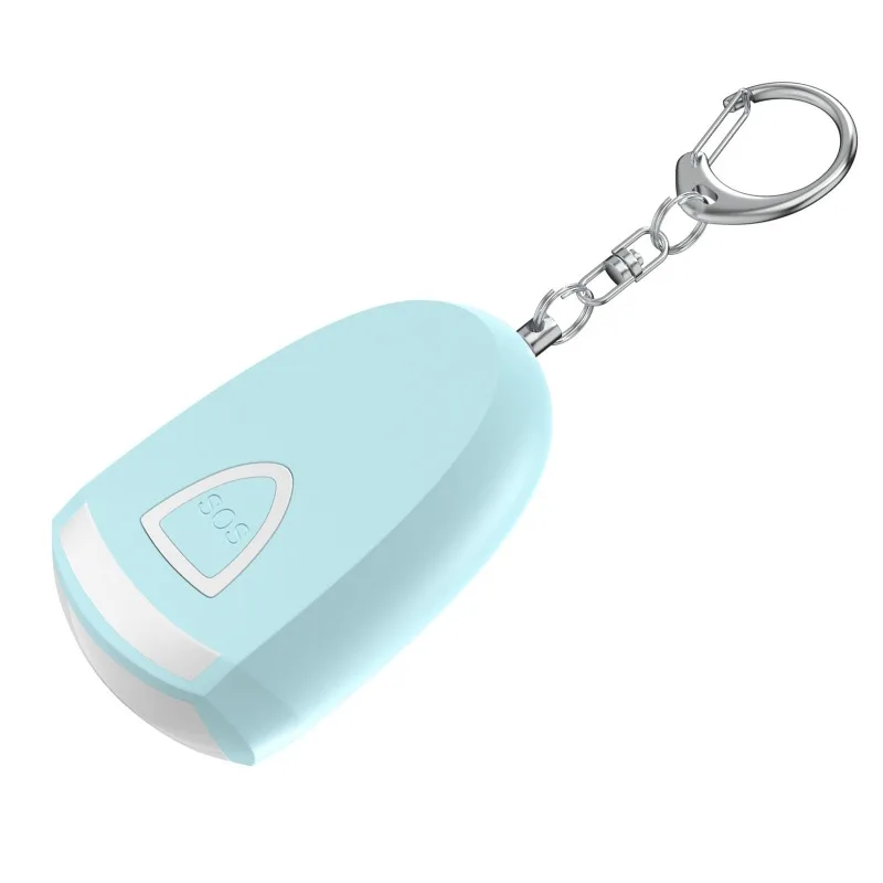 Charging personal alarm with light anti-wolf artifact outdoor portable keychain alarm
