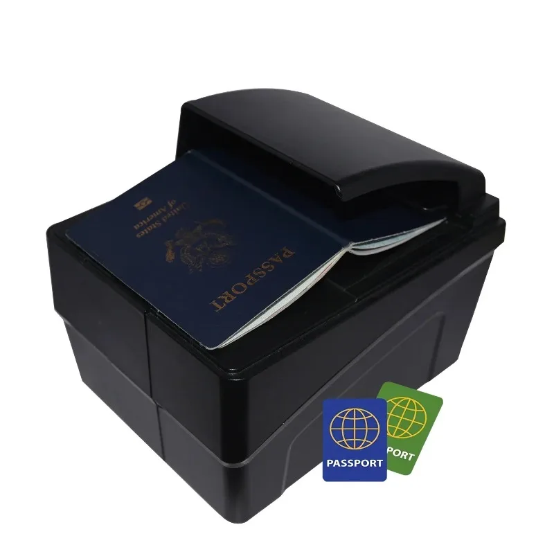 ISO14443 OCR High Resolution NFC ID Full Page Passport Barcode Scanner PPR100A
