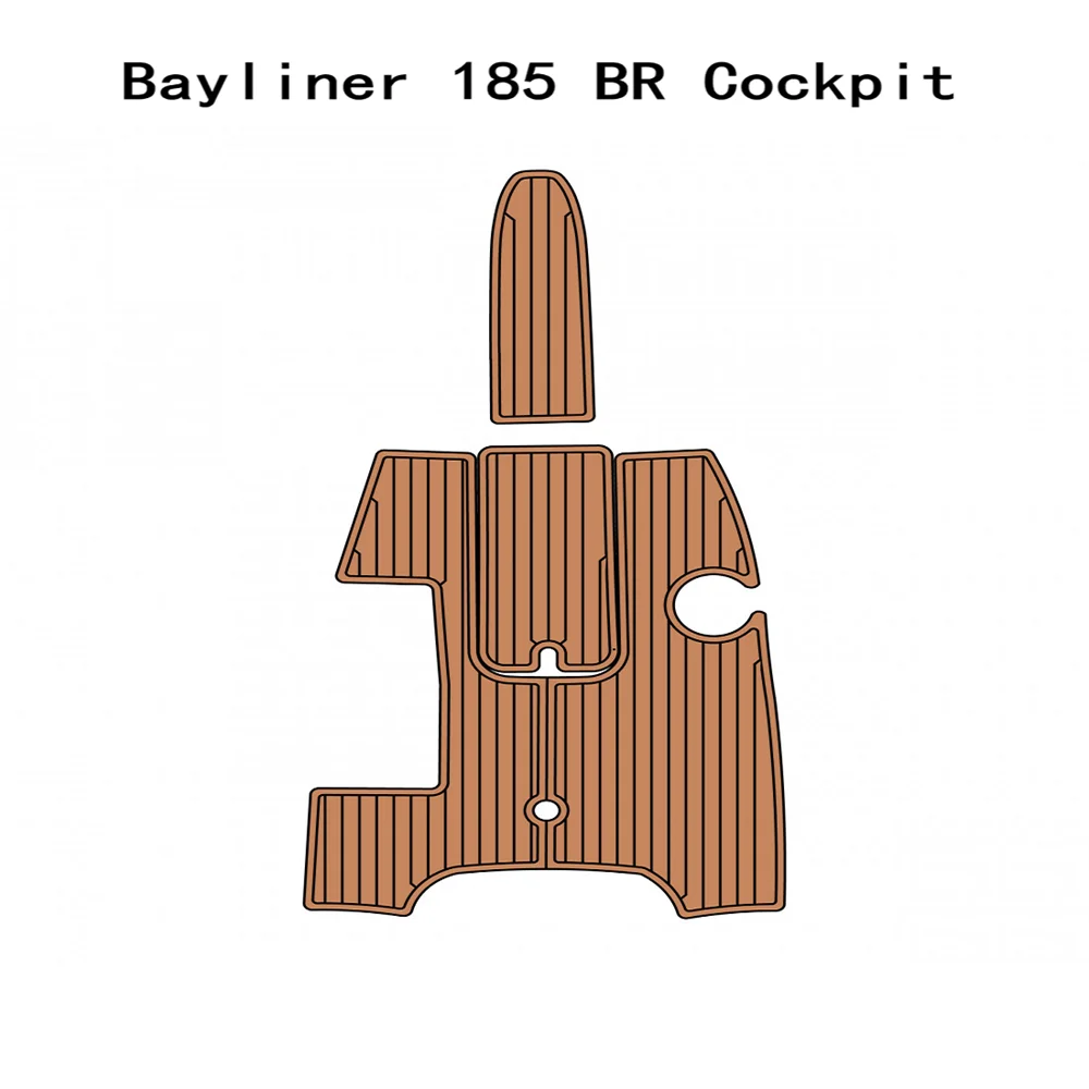 

Quality 2006 Bayliner 185 BR Cockpit Floor Boat EVA Foam Faux Teak Deck Flooring Pad Mat