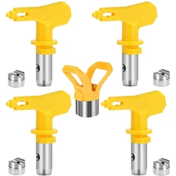 Reversible Airless Paint Nozzles With Tip Guard Set, Sprayer Paint Machine And Spraying Parts(215 311 317 517)