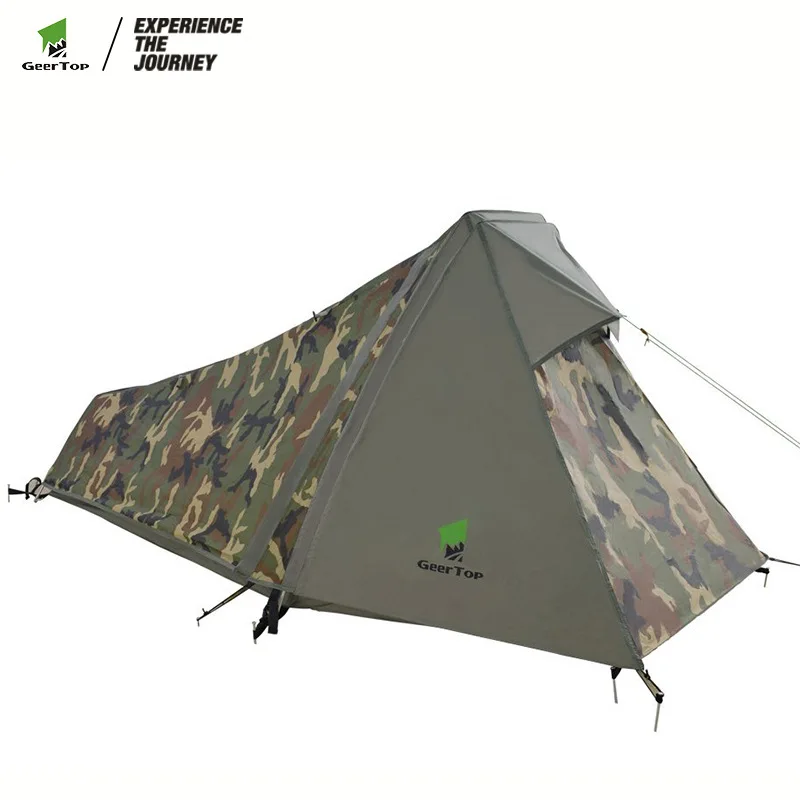 

L43 Outdoor Camping Single Tent, Waterproof Pyramid Tent, Beach Park, Leisure