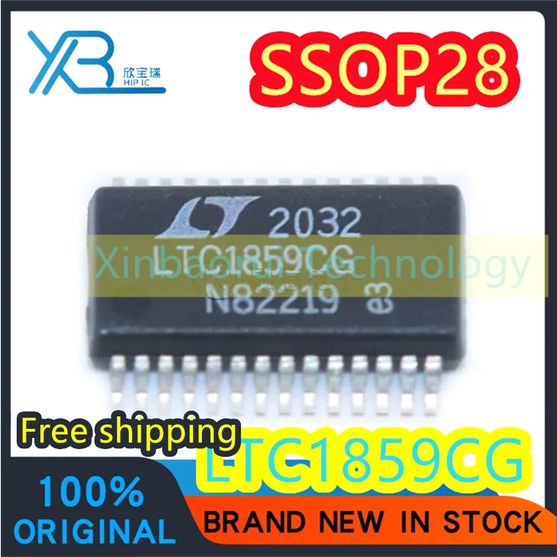 

(1/30pieces) LTC1859CG LTC1859 SMD SSOP28 16-bit analog-to-digital converter chip IC new original electronics Free shipping