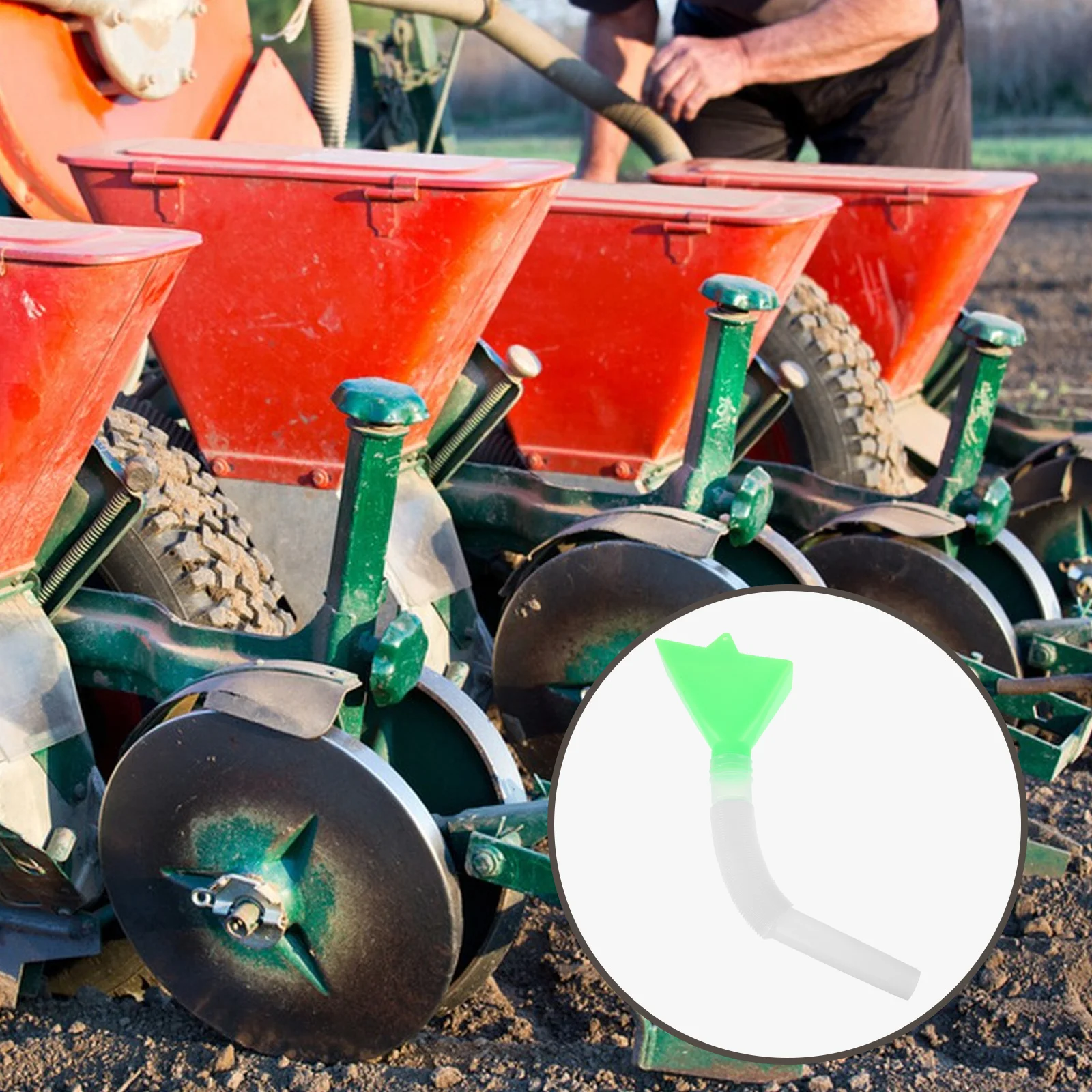 

Seed Pipe for Hand Planting Dibber Fertilizer Applicator Corn Planter Accessories Wheat Seeder Parts Adjustable Length Plastic