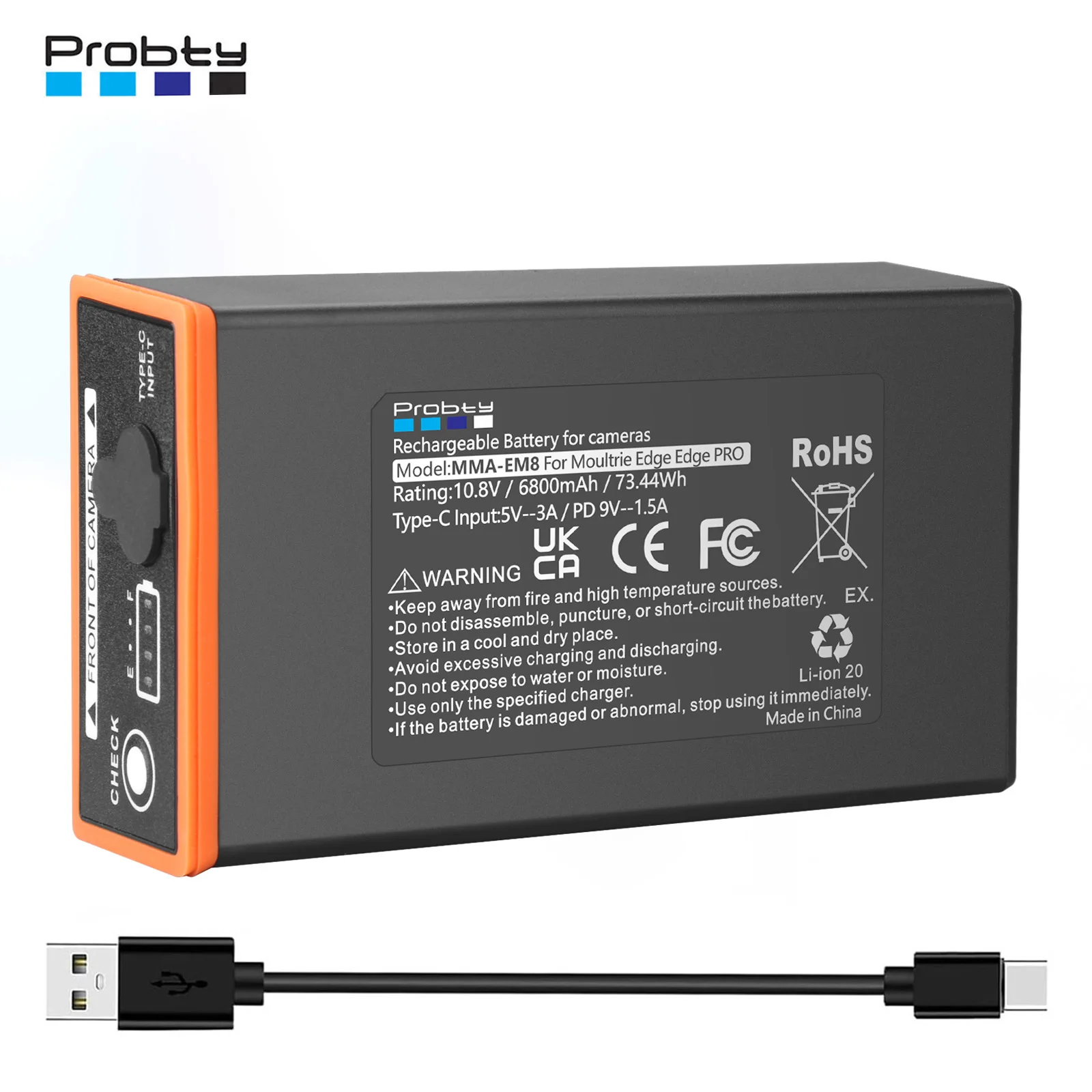 

Аккумулятор Power Mag емкостью 6800 мАч для аккумуляторной камеры Edge Trail, для камер Trail Moultrie Edge Series, Edge PRO, Edge 2, Edge 2 PRO