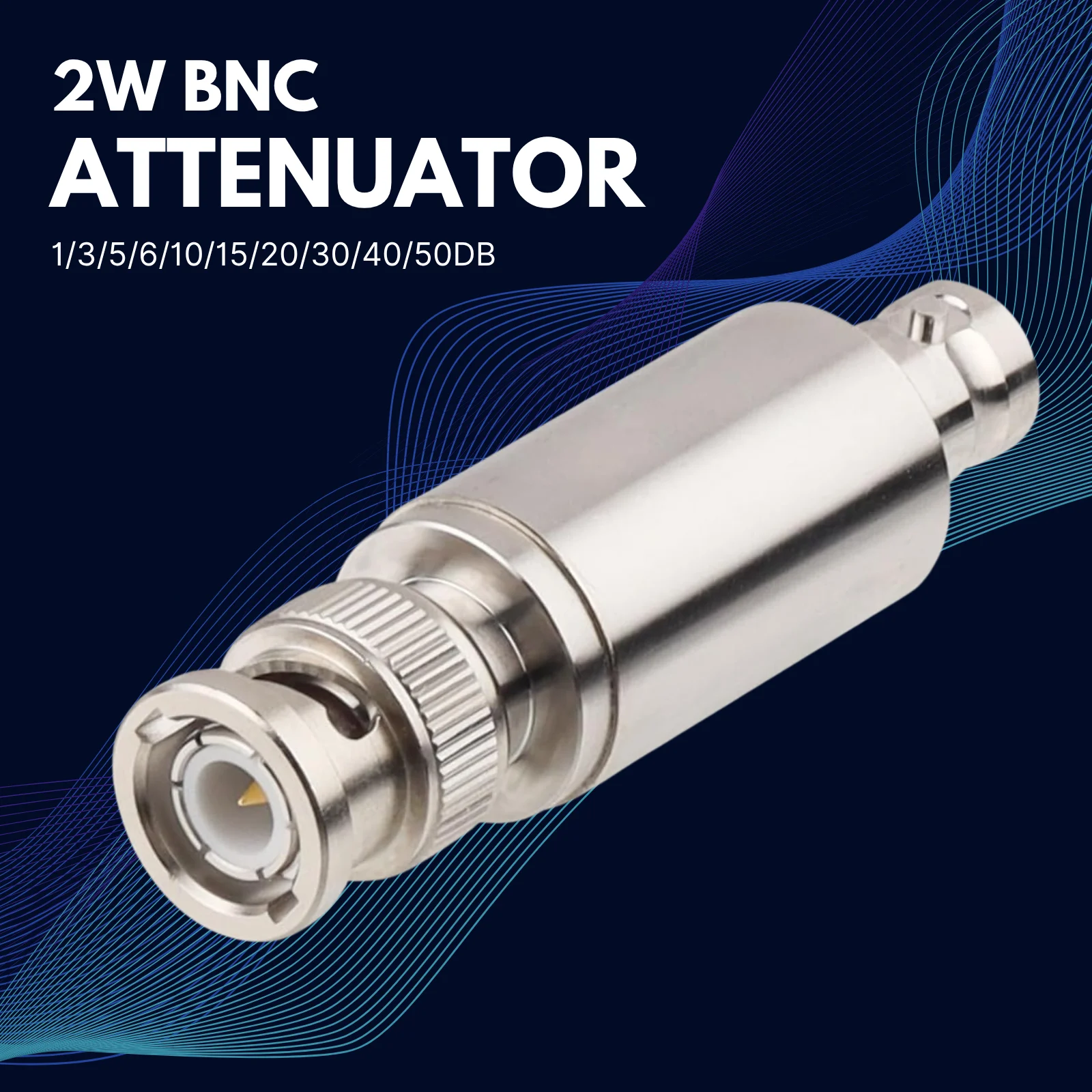 2W BNC-JK Male To F…