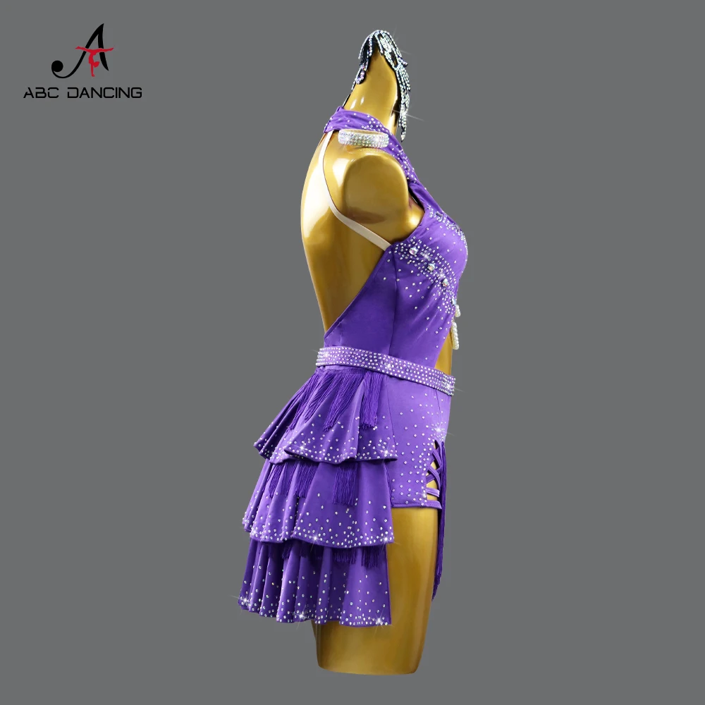 Latin American Woman Clothes Dance Costume Womens Evening Party Dress Adult Sport Suit Ballroom Girls Prom Dancewear Customized
