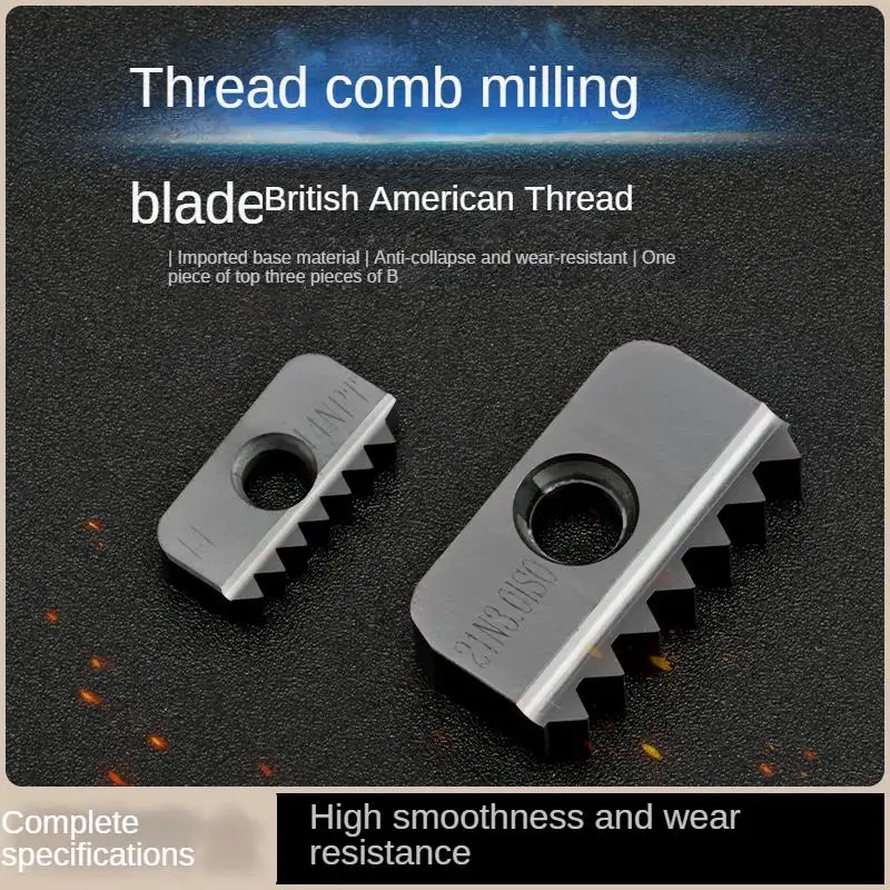 Comb milling insert/thread milling insert/comb blade 12/14/21/30/40N20 14 10UN 14W19W British American milling inserts