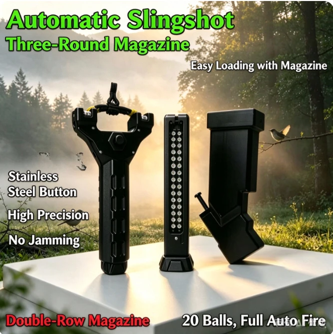 Double Row Automatic Loading Semi Self Pressing Bead Loading High Precision Portable Outdoor Entertainment and Competition Tool