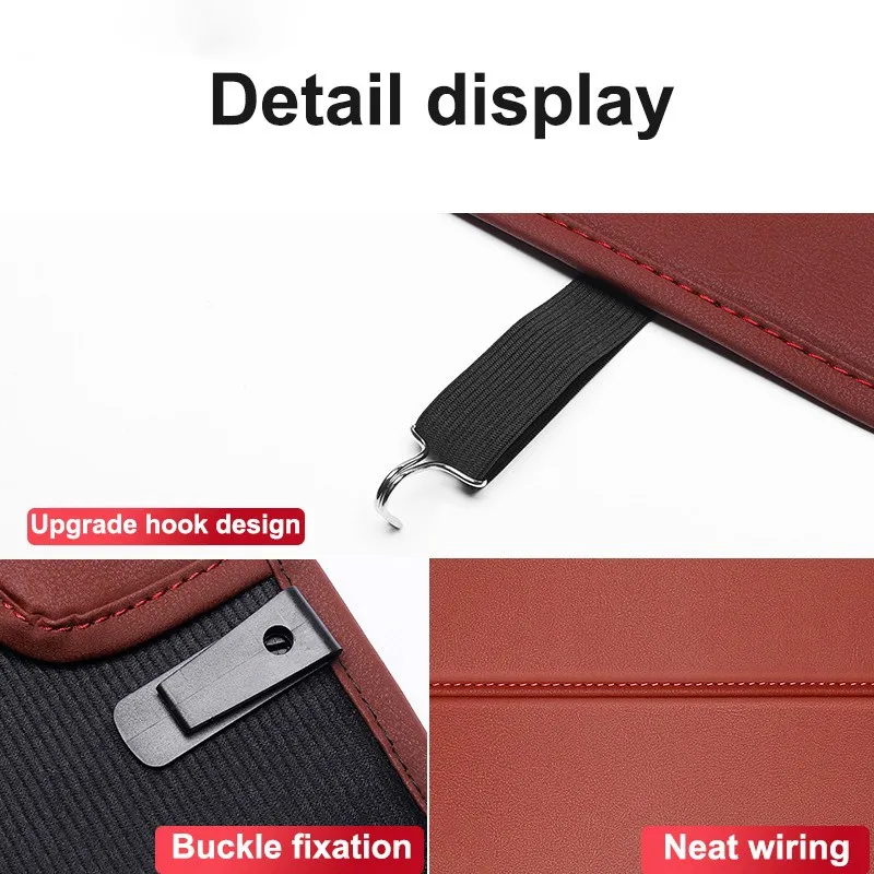 1Pcs Car Seat Backrest Protection Anti-kick Mat For Volkswagen Golf R Scirocco Polo Passat GTI T5 R-Line Jetta Magotan Tiguan view 4