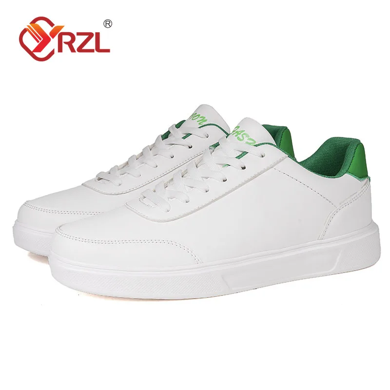 YRZL White Shoes Women's Sneakers Casual Sport Shoes for Men Fashion Vulcanize Shoe Mens Flats Comfortable Non-slip Board Shoe