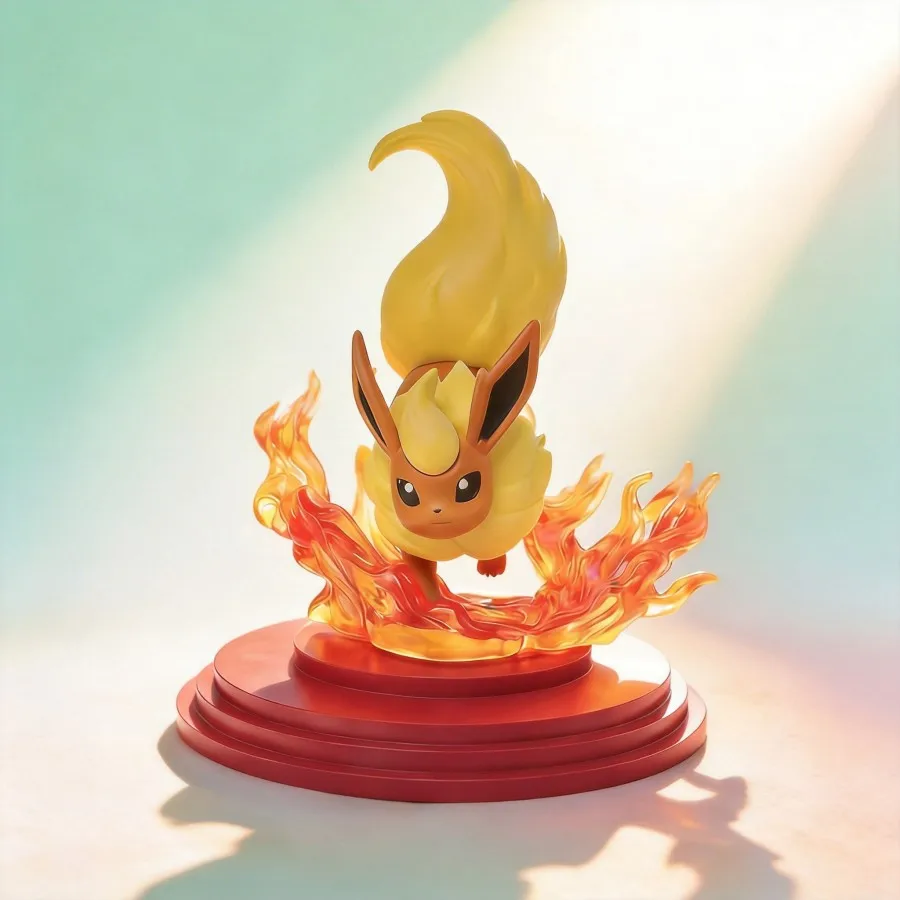 

Pokémon Flareon Action Figure 10cm GK Collectible Model Toy Desktop Decoration Anime Peripheral Gift