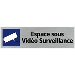 For Door panel space Sticker under video surveillance. Wall with surveillance adhesive appearance17cm*5cmm