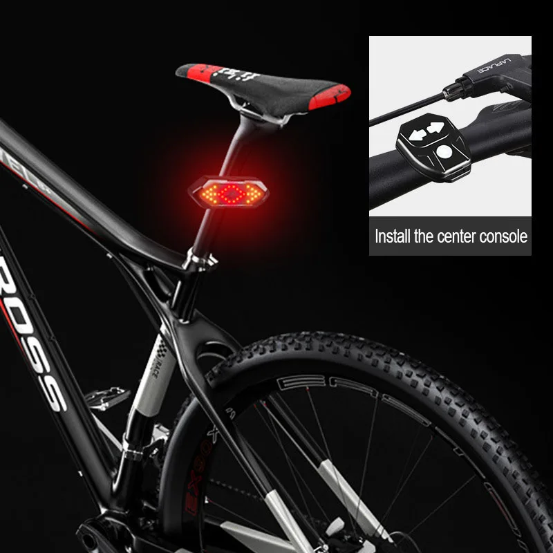 Rear Lamp Smart Bike Wireless Remote Turn Signal Lights Bicycle MTB LED Taillight Easily Installation ElectricScooter direction