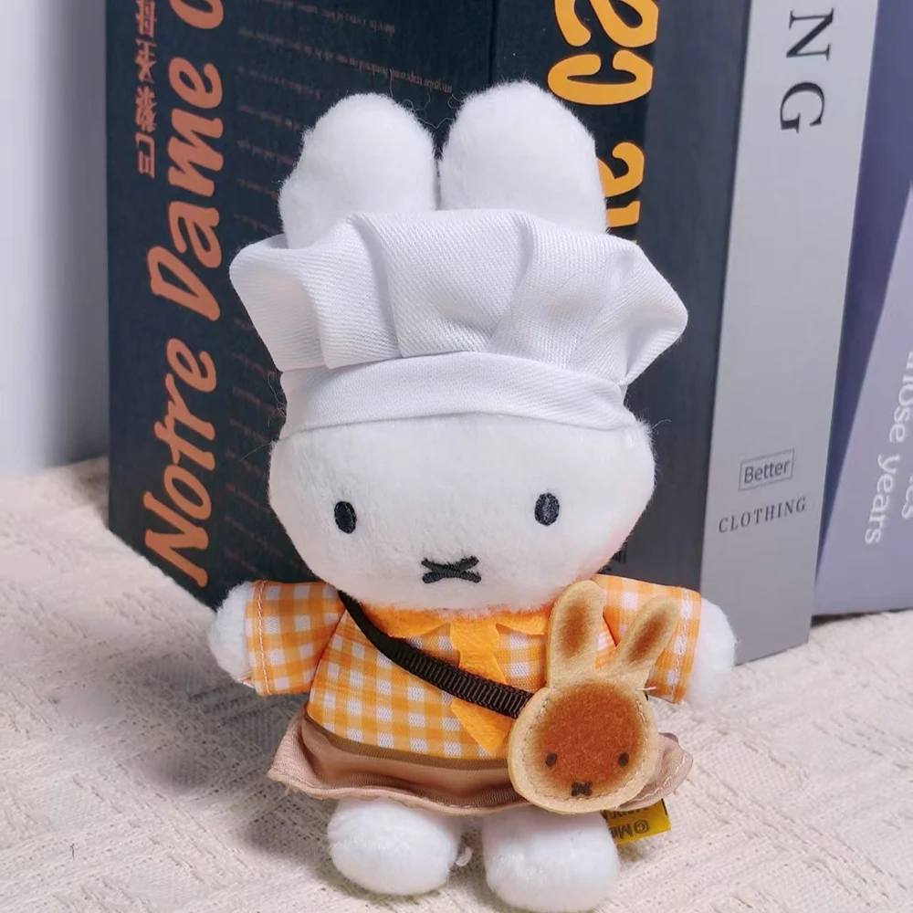 Kawaii Miffy Cute Pendant Baking Cartoon Rabbit Plush Ornaments Versatile Shoulder Bag Decoration Girl Festival Gift
