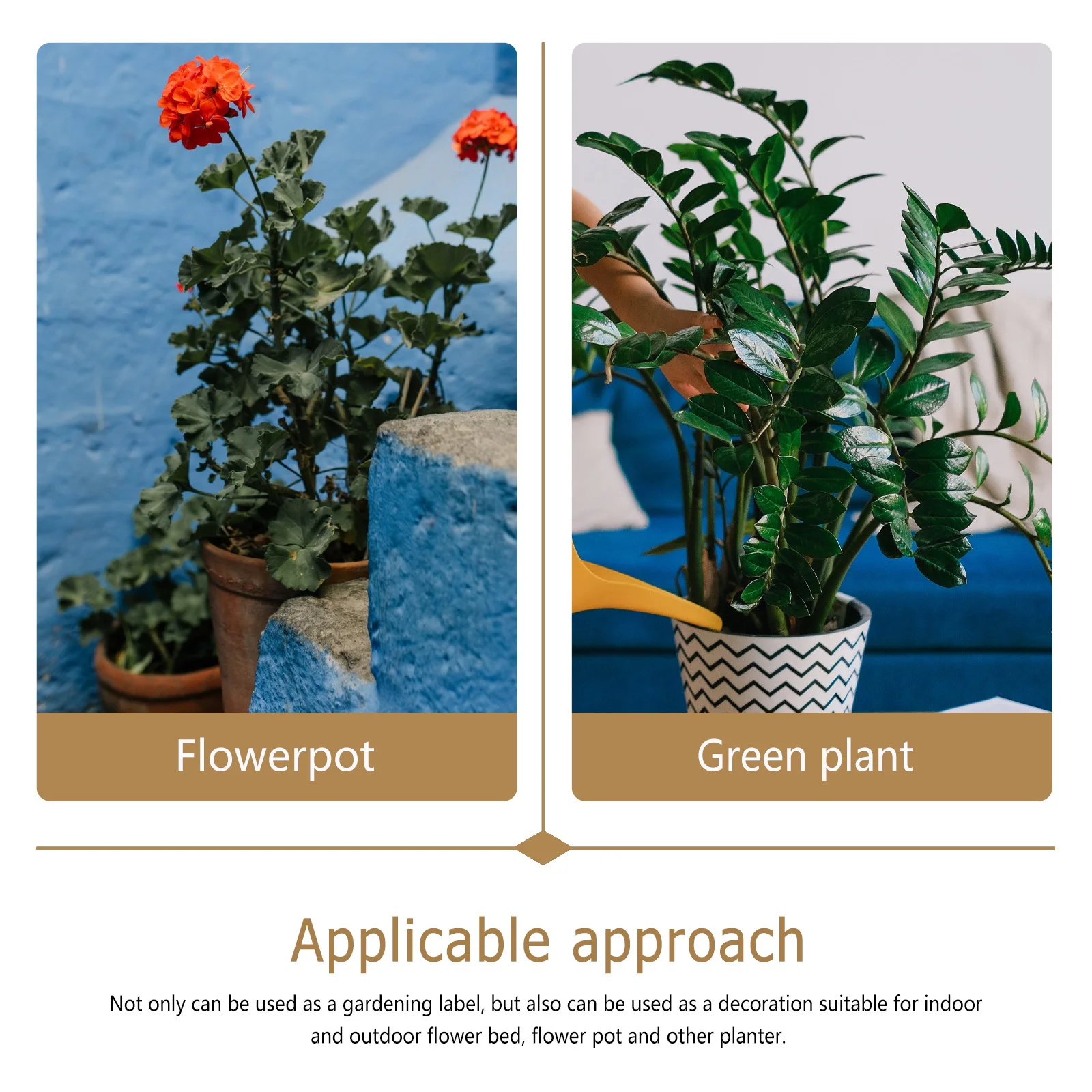 

50Pcs Wood Plant Labels Eco Friendly Garden Stakes for Flower Beds Pots Plant Identification Signs Gardening Supplies Outdoor