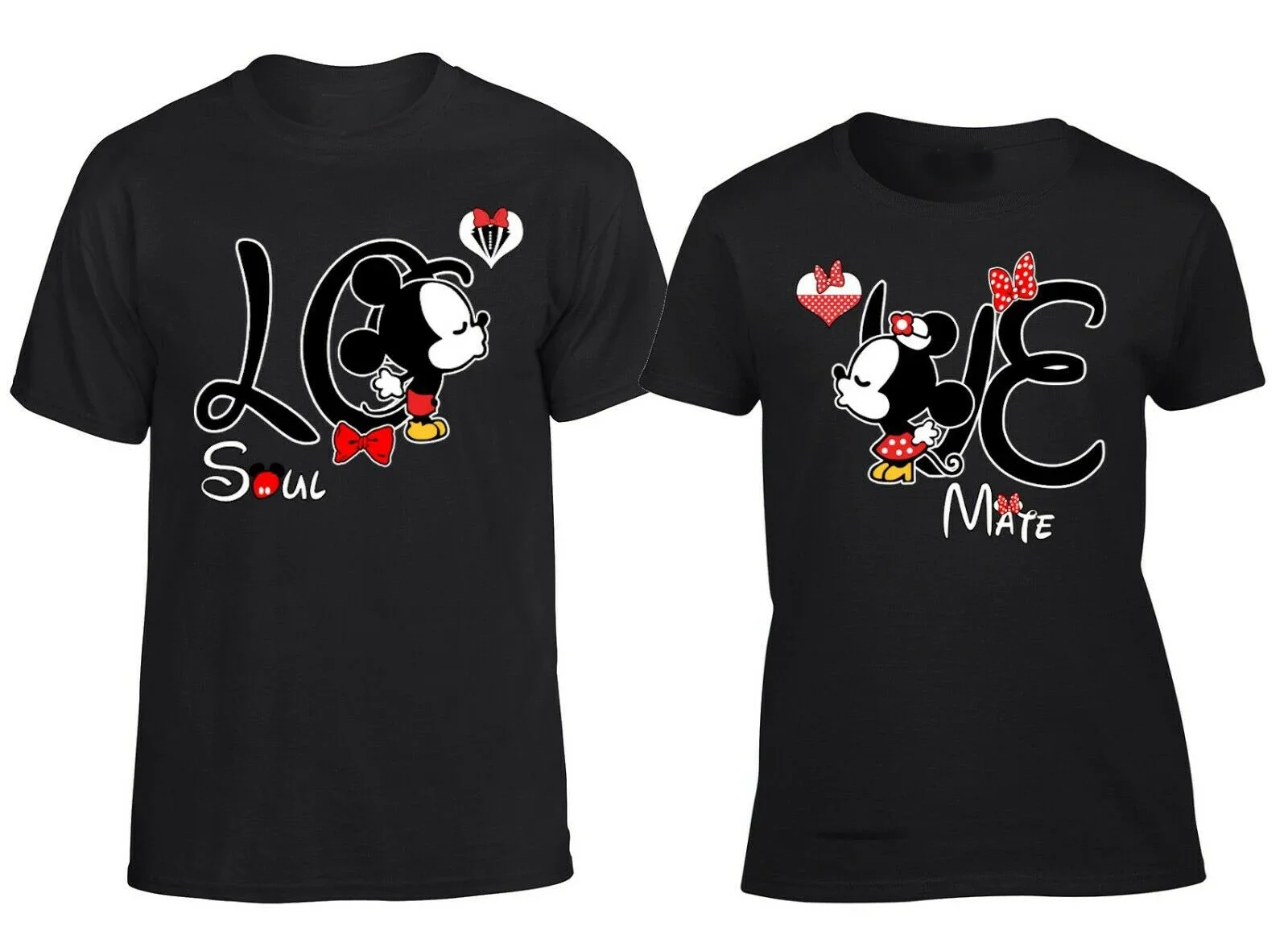 

Couple Matching Love T Shirt Funny Cute Soul Mate Tees Matching Shirt Valentine's Day Matching Funny T-shirts