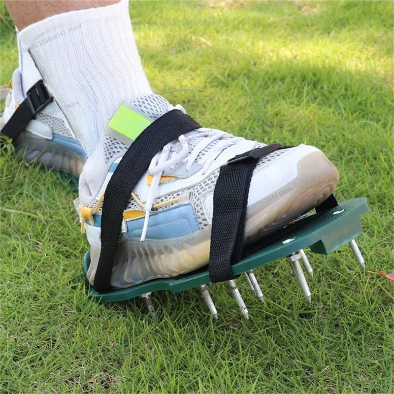 For Garden Grass Aerator Shoes 4.2cm Lawn Spiked Sandals