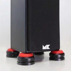 4pcs metal air cushion speaker with shock-absorbing foot studs