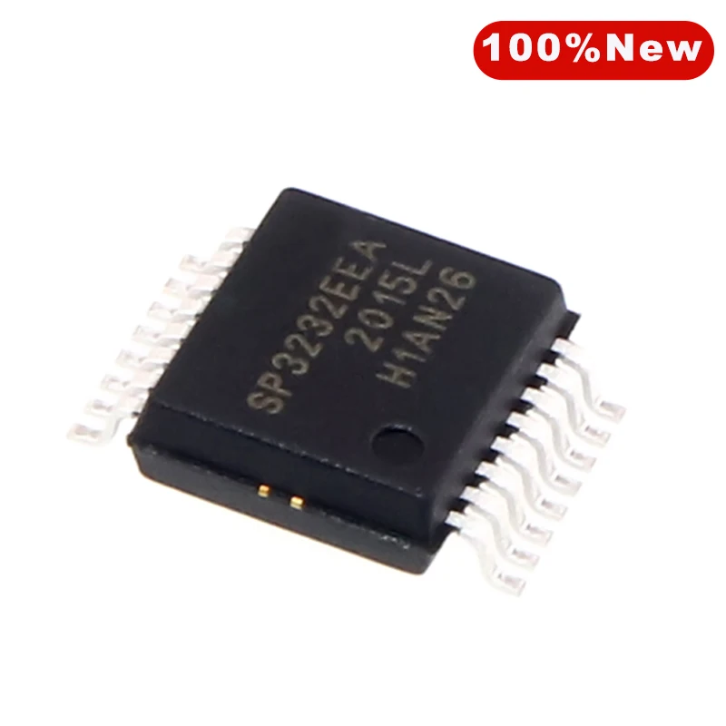 10PCS/LOT SP3232EEA SP3232EEA-L/TR SSOP-16 +3.0V To+5.5V RS-232 Transceiver  RS232 Ic