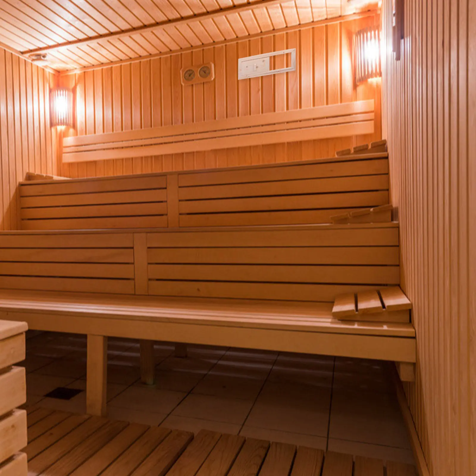 Sauna Exhaust Vent Wood Sliding Vents Accessories Ventilation Grille Cover Room Equipment