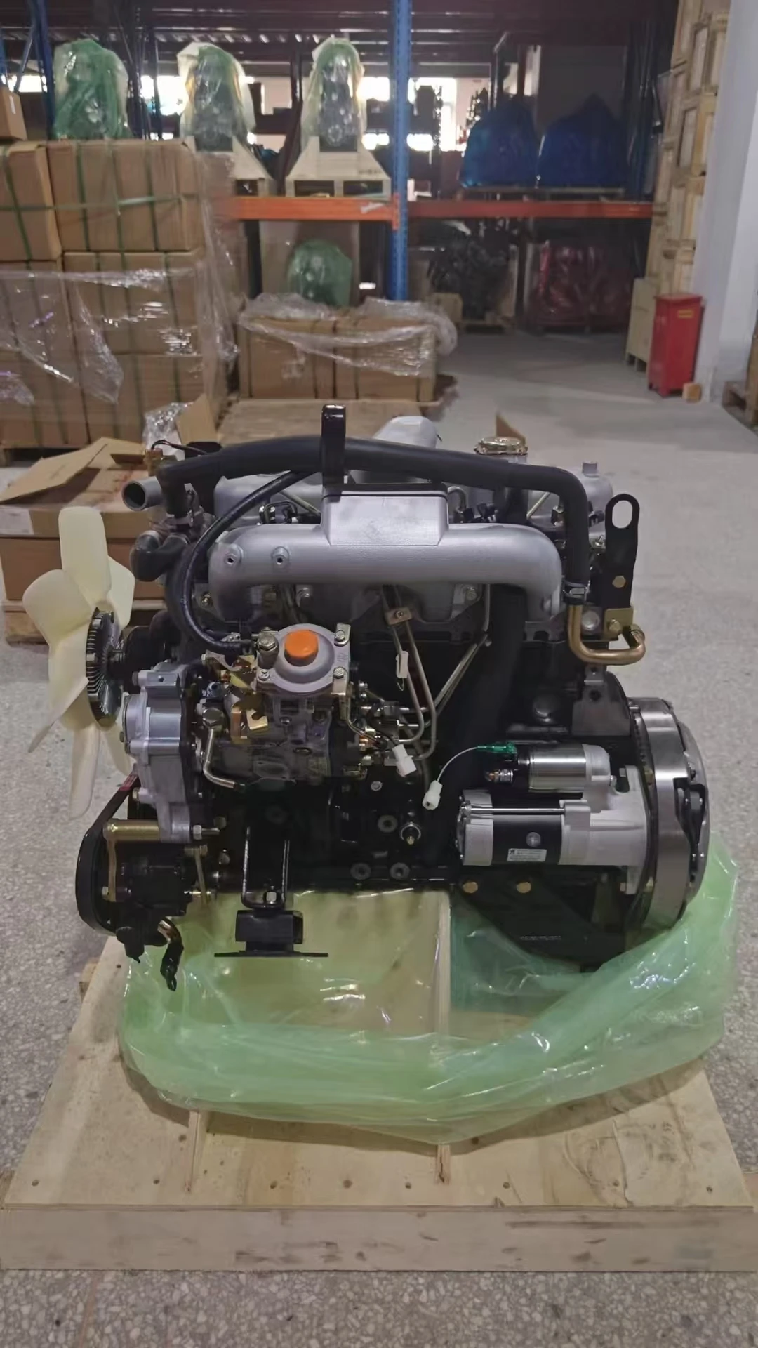 Quattro cilindri ad alta efficienza per la parte di macchine edili per motori marini Isuzu 4JB1T