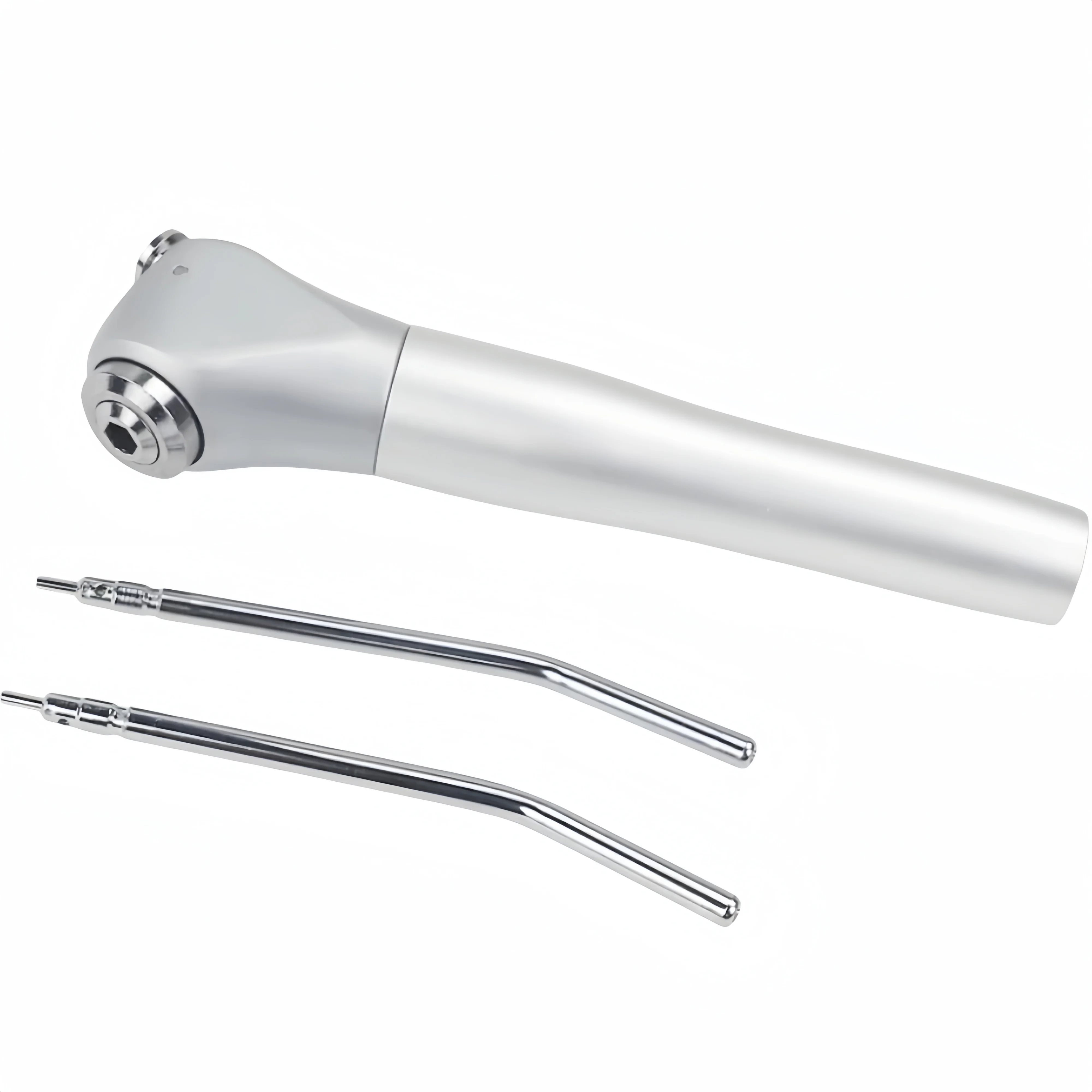 Dental Triple Way Syringe Handpiece Air Water Spray with 2 Nozzles Tips Tubes For Air Triple Syringe Teeth Cleaning Tool