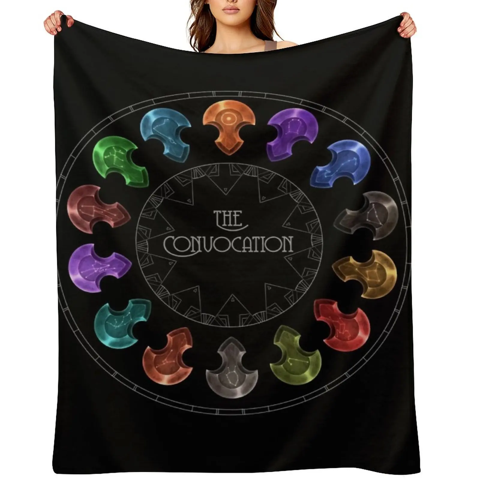 The Convocation Throw Blanket Flannel Fabric Baby Giant Sofa Decorative Throw Blankets