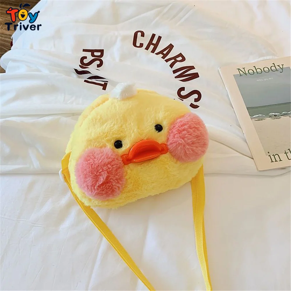 Cute Lalafanfan Duck CrossBody Shoulder Bag Coin Purse Wallet Plush Toys Animals Doll Kids Children Girls Boys Gifts