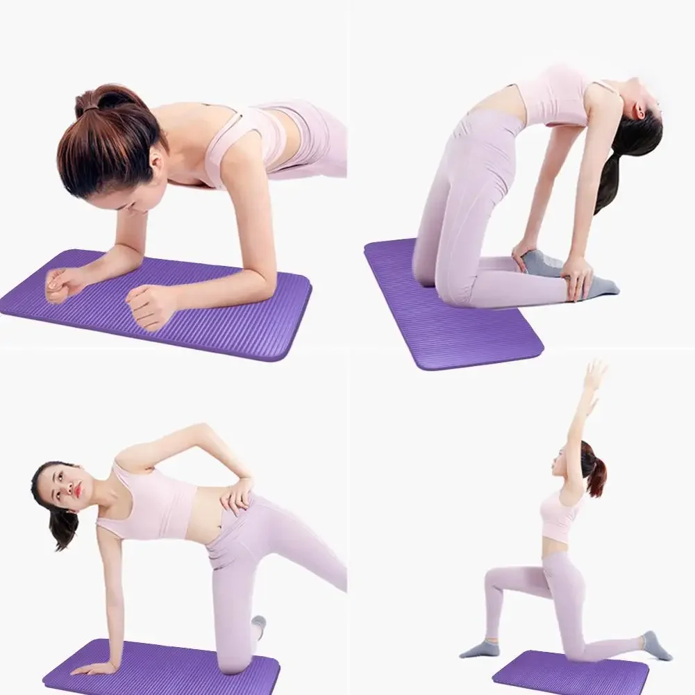60*25 سنتيمتر اليوغا حصيرة المضادة للانزلاق الرياضة اللياقة البدنية حصيرة فقدان الوزن اللياقة البدنية الجمباز الحصير الكوع المشترك حامي للمنزل الصالة الرياضية