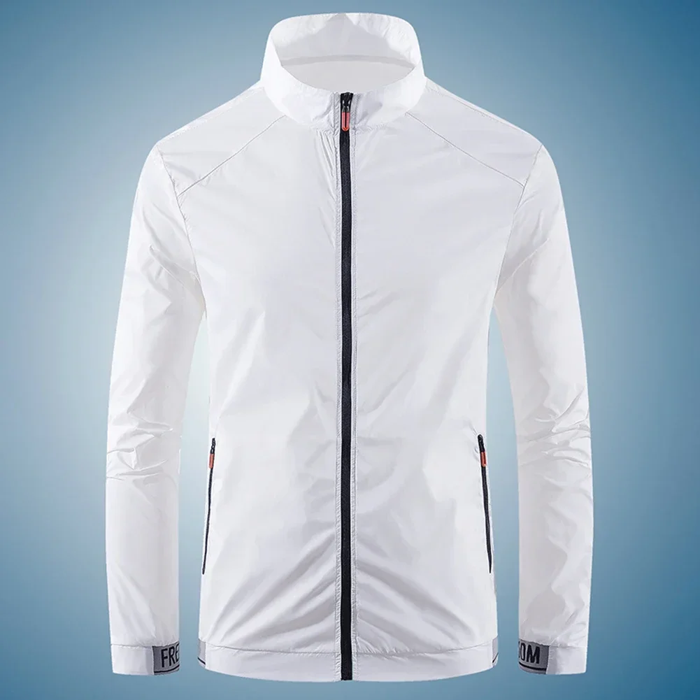 Men Sunscreen Coats Breathable Sports Waterproof Jacket Sun Protection Clothing
