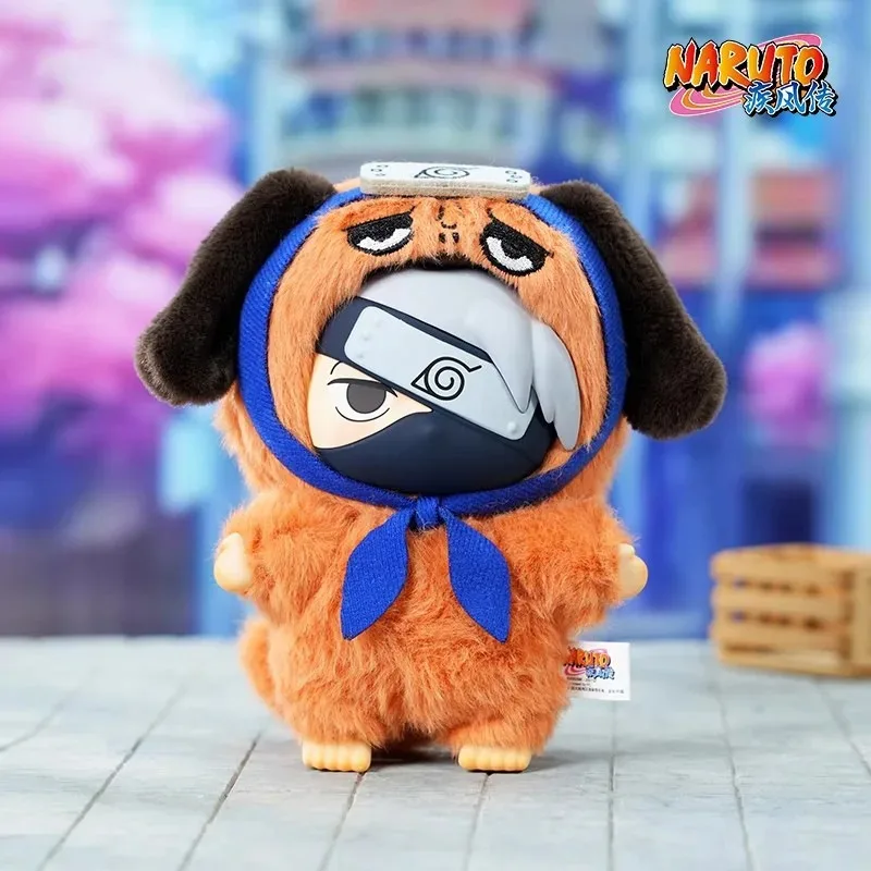 Naruto Shippuden caja ciega figura de peluche lindo regalo coleccionable para mujeres juguete de acción de Anime