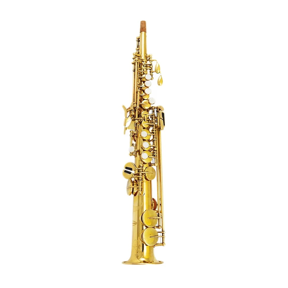 

SEASOUND OEM High Quality Cheap Gold Sopranino Saxophone Woodwind Instrument JYSP101