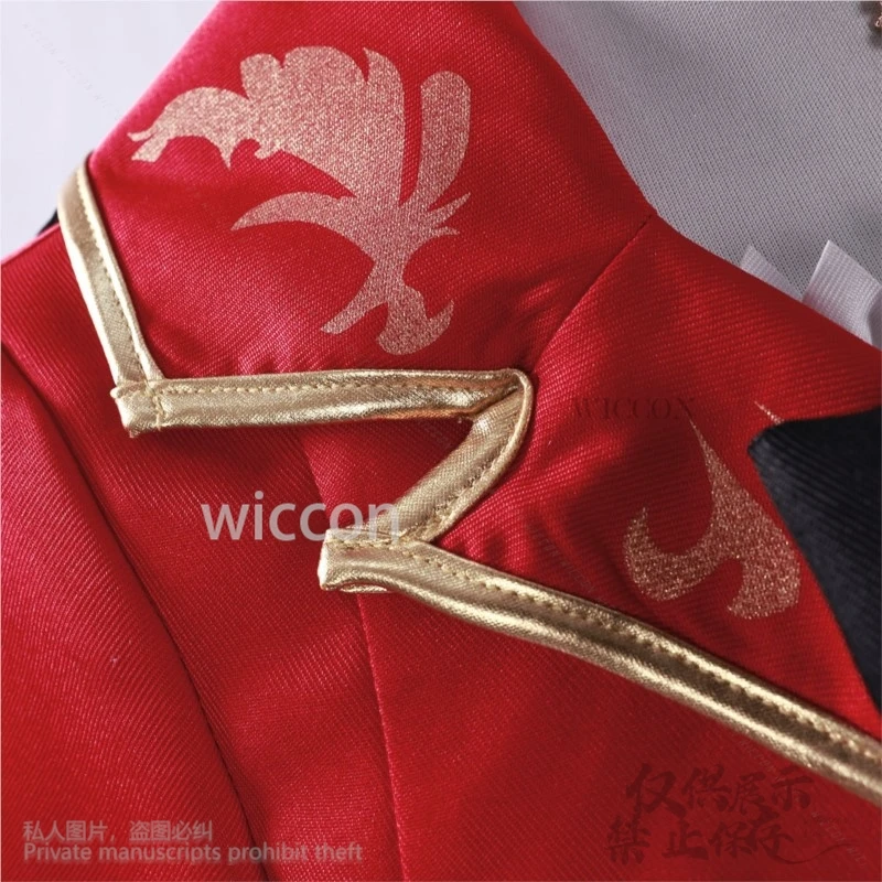 لعبة FF14 فاينل XIV فانتسي Shadowbringers كوسبلاي أحمر كوسبلاي ماج زي مدرسي فستان حفلة الهالوين وعيد الميلاد حسب الطلب