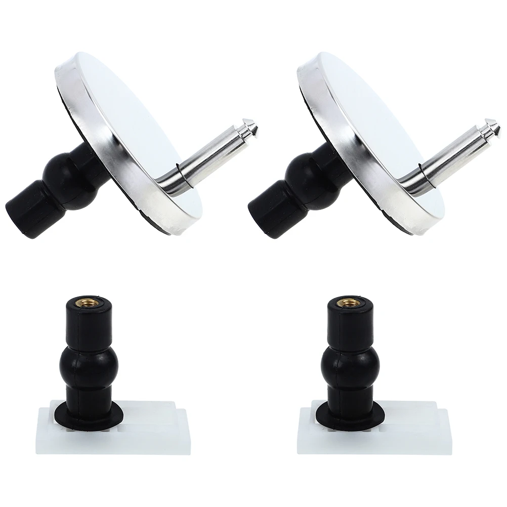 

Universal Toilet Seat Screw Kit Metal Plastic Rubber Replacement Parts Durable Practical Installation Supplies Accessories
