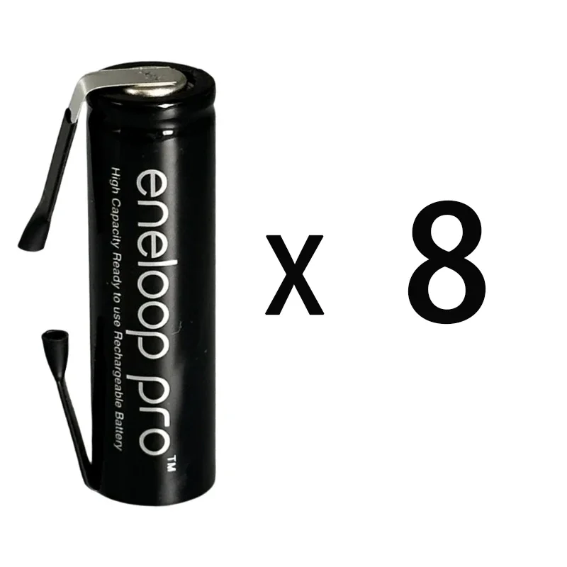 Panasonic AA 1,2 V 2550 mAh Akku Ni MH Akku Green Shell Philips Elektrorasierer Zahnbürste mit Schweißanschluss 6