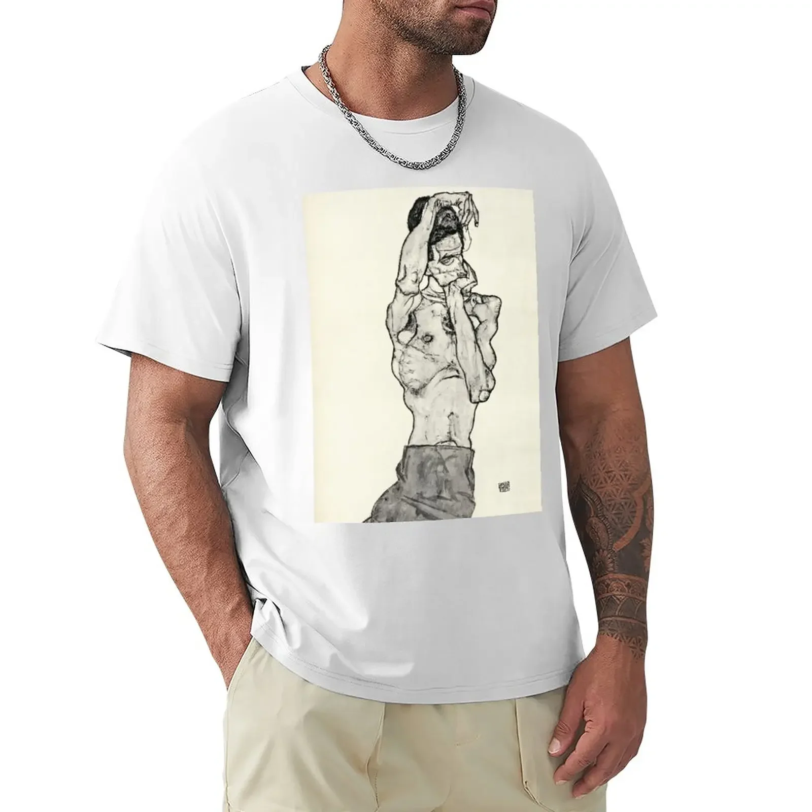 

Egon Schiele - Zeichnungen II 1914 T-Shirt Blouse tees sublime mens white t shirts