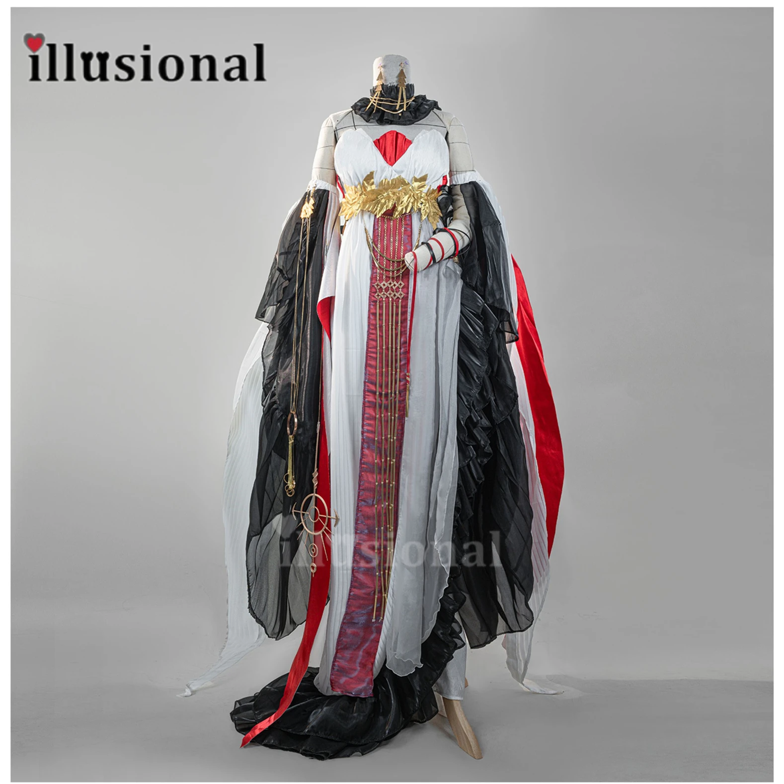 illusional Arknight Skadi Cosplay Costume 2024 Embience Game dress female