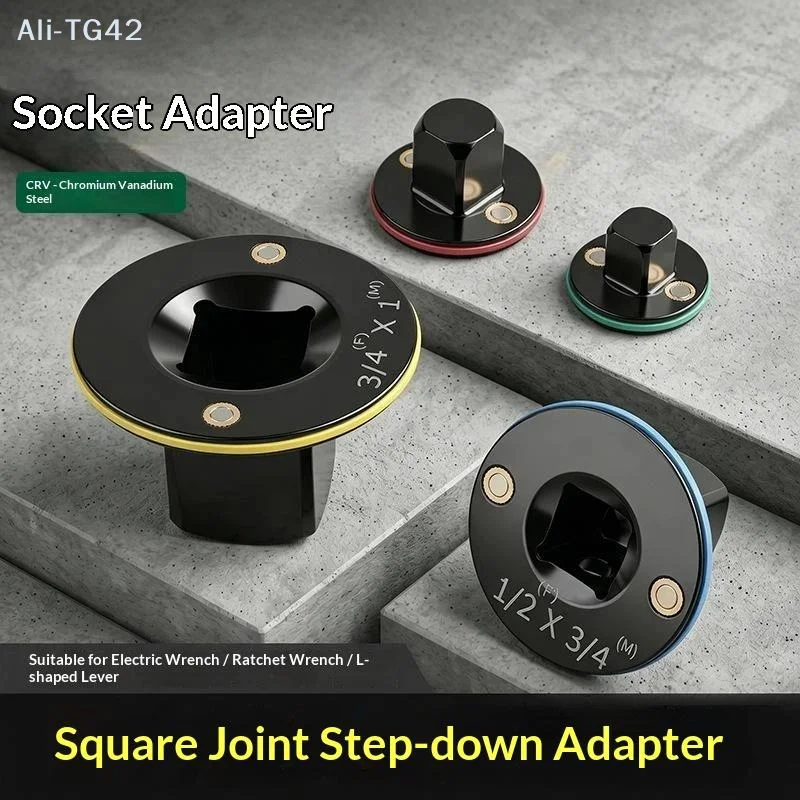 pogyrt Low Profile Impact Socket Adapter For Impact Wrench Confined Space Strong Magnetic Hold